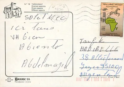 Taroudant — diversos aspectos — Komaroc SA, N° 18 — Verso