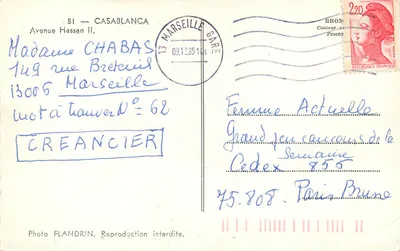 Casablanca — Aleja Hassan II — Foto Flandrin — Rewers
