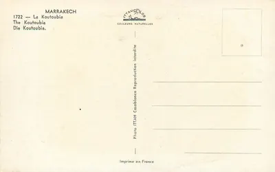 La Koutoubia — Marrakech — ITTAHOLOR — Rewers