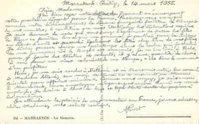 Marrakech - La Menara — wydawca Cap, nr 341 — Rewers