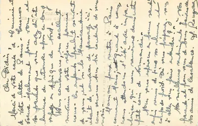 Molożenie La Cigogne — widok wybrzeża — La Cigogne, n° 210 — Rewers