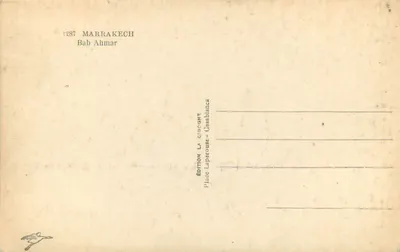Bab Ahmar — Marrakech — Wydawnictwo La Ciaccante — Rewers