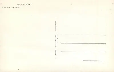 Ménara — Marrakech — Foto Bertrand — Rewers