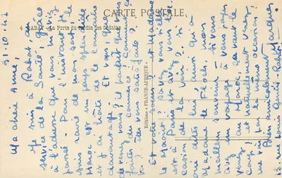 Rabat — Drzwi ogrodu Oudayas — Wydawnictwo France-Afrique, nr 4 — Rewers