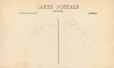 Martínique - St-Pierre - Le Marché de la Place Bertin — 20 ans après la Catastrophe du 9 Mai 1902 — Collect A. Benoit Jeannette — Verso
