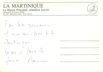 Martinique — Habitation Leyritz — Octavio Mullane — Rewers