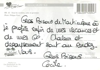 Laïgi — Martinique — Uitgaven Grand Sud, BB. 15 — Achterkant