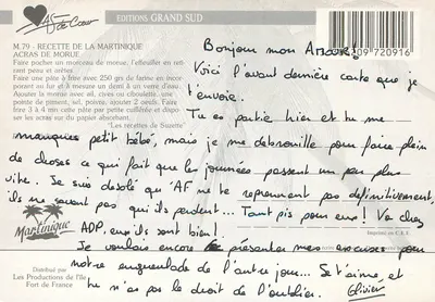 Acras z dorsza — Martinique — Wydawnictwo Grand Sud — Rewers