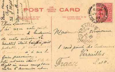 Lover's Lane, Ryde, Isle of Wight — P.11 — editor desconhecido — Verso