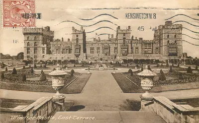 Castelo de Windsor, East Terrace — F. Frith & Co. Ltd., Reigate, No. 6698a
