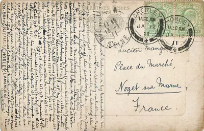 Chorley — Iglesia parroquial — editor desconocido, n° 45264 — Reverso