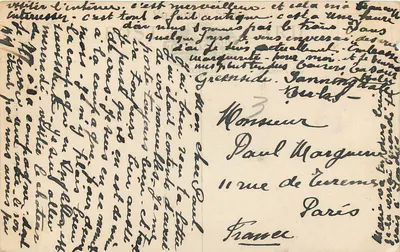 East Terrace, Zamek w Windsorze — widok zamku i jego ogrodów — wydawca 'W. H. & Co.' nr 03387 — Rewers