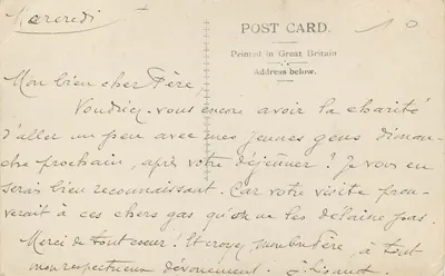 Tower House Convent, Westgate-on-Sea — editor Wiederhold, n°8 — Verso