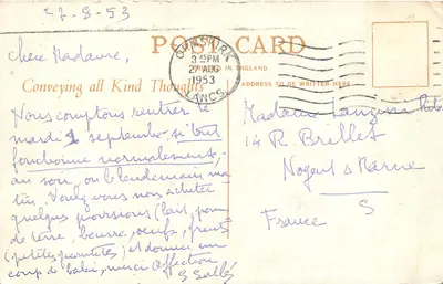Rotten Row, Southport — widok promenady z kwiatami — wydawca nieznany, nr 31 — Rewers