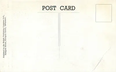 Abbazia di Bath da Ovest — Foto-T. C. Leaman — British Publishing Company Ltd. — Verso