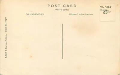 Folkestone, The Leas — Seria Frith n°80376 — Rewers