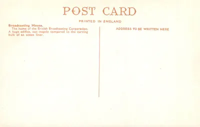 Broadcasting House, Londyn — budynki BBC — seria 149 — Rewers