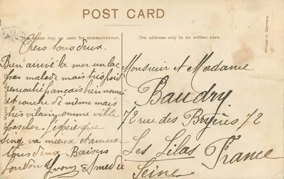 Law Courts, London — éditeur The Mayo Co. Series No. 95 — Verso