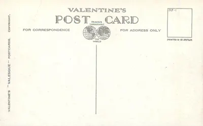 Chór Wschodni, kaplica Świętego Jerzego, Windsor — Valentin's Postcard n°32-1 — Rewers