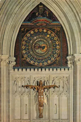 Relógio da Catedral de Wells — fim do século 14 — J. Arthur Dixon, número de série não visível
