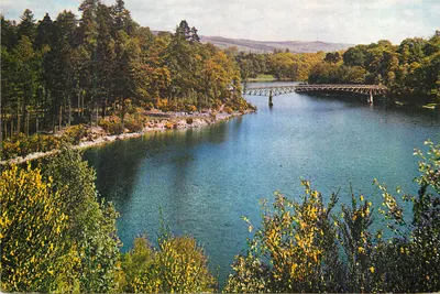 Loch Faskally, Pitlochry — Perthshire, Escócia — J. Arthur Dixon, n° 4078