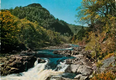 Falls of Tummel, Pitlochry — Scot's Pictorial Series — Valentine's