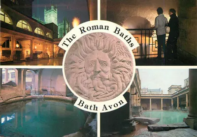 Os Termas Romanos de Bath — Bath Avon — John Hinde