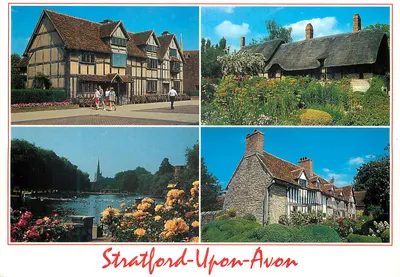 Stratford-Upon-Avon — vista de edifícios históricos — Harlequin Supplies ST 16