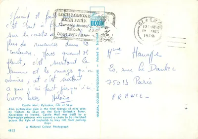 Zamek Moil, Kyleakin — Wyspa Skye — Cameron House, Balloch — Rewers