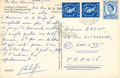 Camping ground — Loch Morlich — W. S. Thomson & Co. Ltd. AN5/937 — Rewers