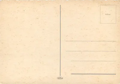 Amsterdam — cartão postal ilustrado — Krüger — Verso