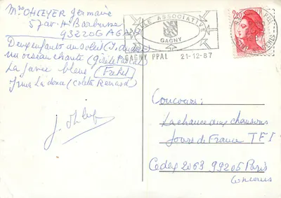 Amsterdam — vue du canal avec la Westerkerk — éditeur anonyme — Verso