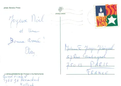Cisnes em voo — foto Benelux Press — SPARO CARDS — Verso
