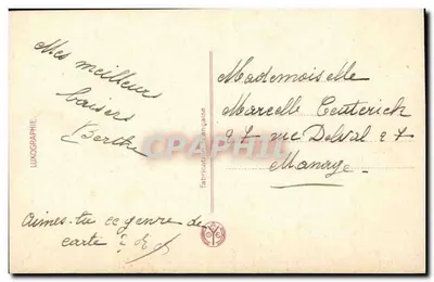 Scena morska z jachtami — wydawca LUXOGRAPHIE, nr 182 — Rewers