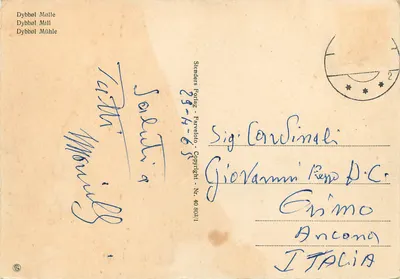 Dybbøl Mølle — 1864-1914 — Stenders Forlag, n° 40 803/1 — Verso