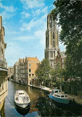 Canal de Utrecht — Oude Gracht — editor gebr. spaniersberg