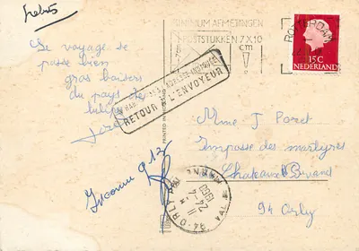 Holanda — cenas típicas — editor não visível — Verso
