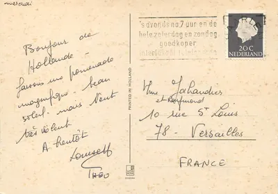Paisagens holandesas — tulipas, torre de Roterdão, moinho de vento, queijos — editor Vita Nova, número de série não visível — Verso