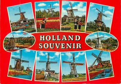 Holandia — Pamiątka — Jazda na sanie 900/448
