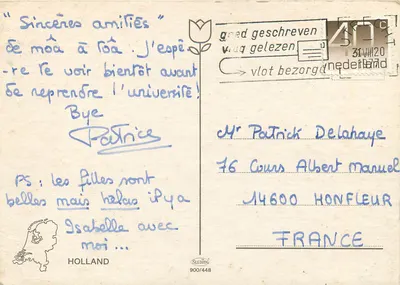 Holandia — Groeten uit Holland — wydawca Sleeding n°900/448 — Rewers