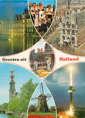 Holandia — Groeten uit Holland — wydawca gebr. spanjersberg, Rotterdam