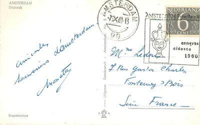 Amsterdam - Damrak — Supercolor, editor Deru Dlas Bonds Art, n°3 — Verso
