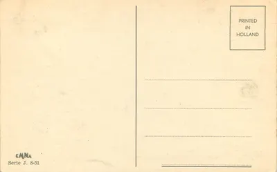 Volendam (Holandia) — trzy kobiety w strojach tradycyjnych — wydawca EMNA, seria J.8-51 — Rewers