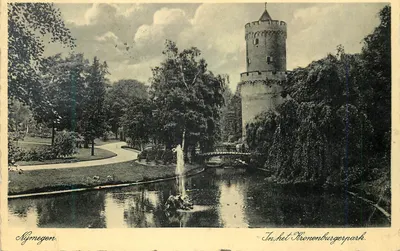 Nijmegen — Torre do Kronenburgerpark — Editora N.V. Uitg. 'Rembrandt', N° 123