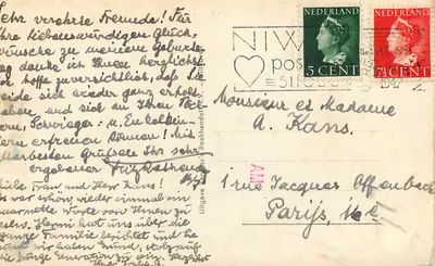 Gemeentehuis Bilthoven — edifício administrativo — editor desconhecido, número de série não visível — Verso