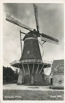 Młyn holenderski — Hollande Molen — Wydawnictwo: Rembrandt - Amsterdam