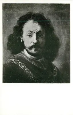 Retrato de um homem desconhecido — Rembrandt — Editor F. E. de Wilde, n° 855
