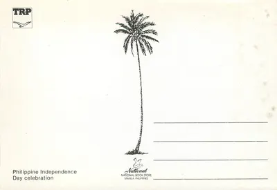 Comemoração da Independência das Filipinas — National Book Store, Manilha — Verso