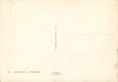 O Matterhorn — Suíça — editor IRIS, número de série não visível — Verso