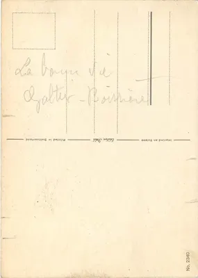 La bourre — pejzaż wiejski — Jégores Billa, Wydawnictwo Stelli, nr 2340 — Rewers